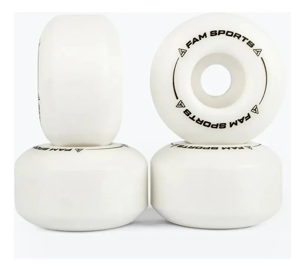 Rodas Skate Fam Sports 53mm Slim 95a Branca