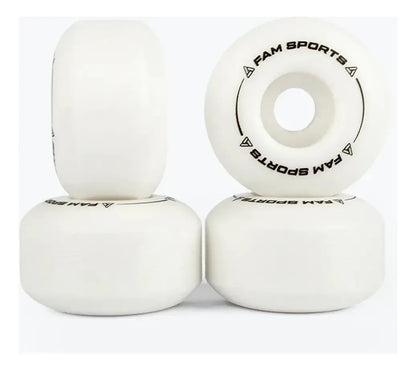 Rodas Skate Fam Sports 53mm Slim 95a Branca